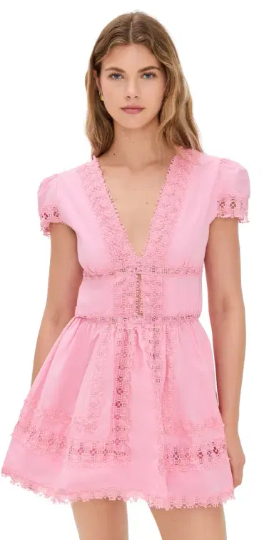Peixoto Piper Mini Dress Proper Pink S | Thumbnail 1 Peixoto Piper Mini Dress Proper Pink S | Thumbnail 1
