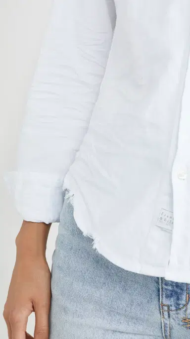 FRANK & EILEEN Barry Denim Button Down Shirt White Denim | Thumbnail 6 FRANK & EILEEN Barry Denim Button Down Shirt White Denim | Thumbnail 6