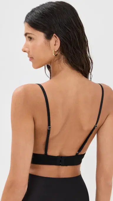 Stripe & Stare The Lace Plunge Bralette Black | Thumbnail 3 Stripe & Stare The Lace Plunge Bralette Black | Thumbnail 3