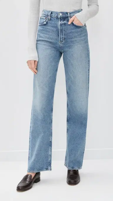 AGOLDE High Rise Wide Leg Ren Jeans | Thumbnail 2 AGOLDE High Rise Wide Leg Ren Jeans | Thumbnail 2