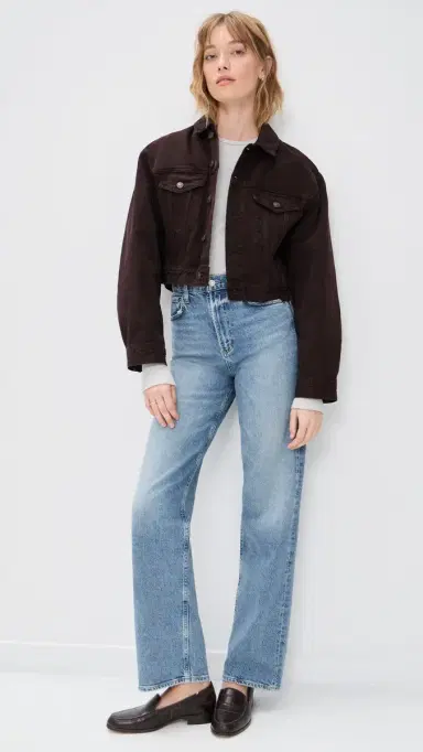 AGOLDE High Rise Wide Leg Ren Jeans | Thumbnail 5 AGOLDE High Rise Wide Leg Ren Jeans | Thumbnail 5