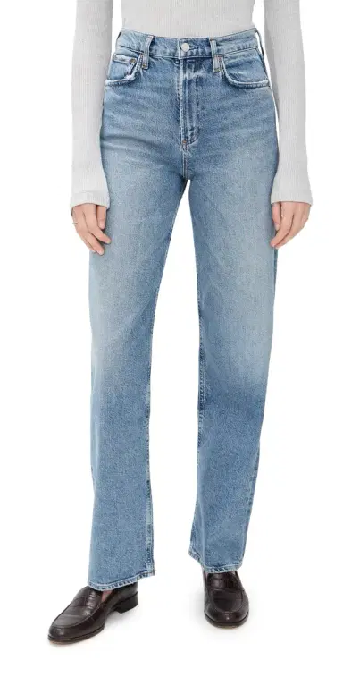 AGOLDE High Rise Wide Leg Ren Jeans | Thumbnail 1 AGOLDE High Rise Wide Leg Ren Jeans | Thumbnail 1