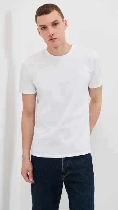Reigning Champ Lightweight Jersey T-Shirt White | Thumbnail 2