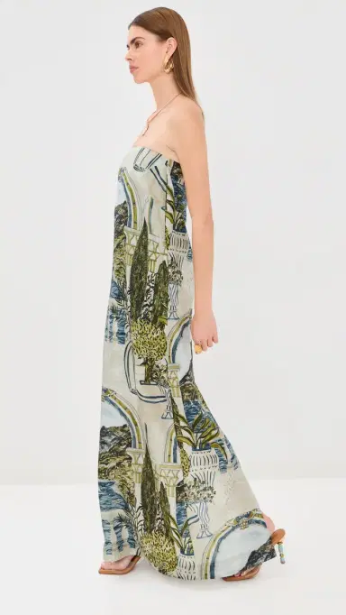 Isla & White Filmena Dress Costaurea | Thumbnail 4