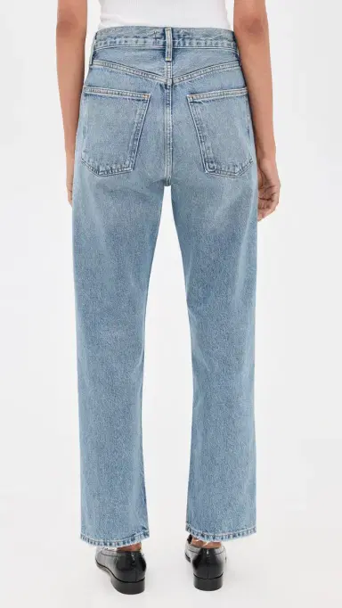 AGOLDE 90s Pinch Waist High Rise Straight Jeans Stage 25 | Thumbnail 3