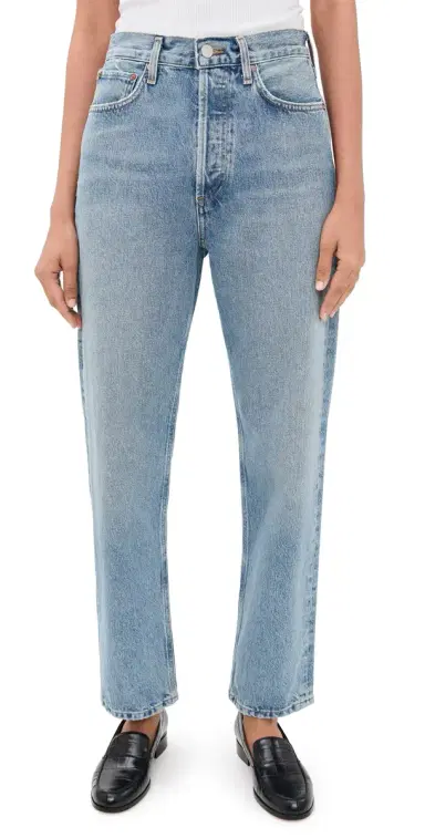 AGOLDE 90s Pinch Waist High Rise Straight Jeans Stage 25 | Thumbnail 1