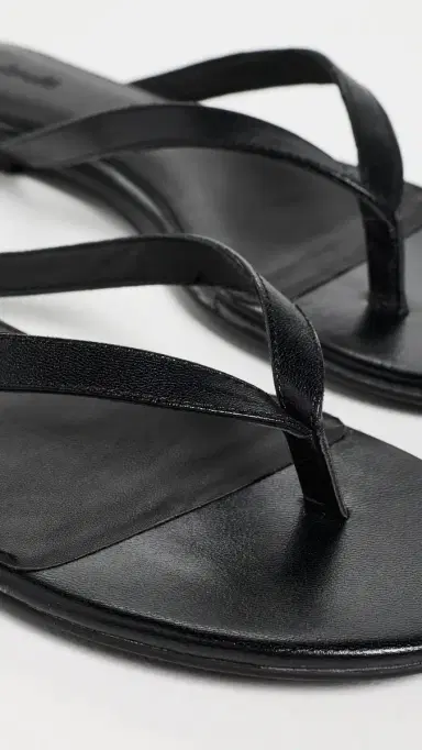 Madewell The Iggy Leather Sandals True Black 7 | Thumbnail 6