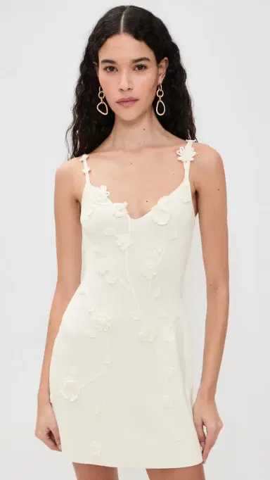 Cult Gaia Flora Knit Dress Off White | Thumbnail 2 Cult Gaia Flora Knit Dress Off White | Thumbnail 2