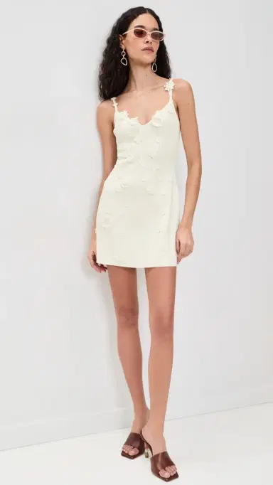 Cult Gaia Flora Knit Dress Off White | Thumbnail 5 Cult Gaia Flora Knit Dress Off White | Thumbnail 5