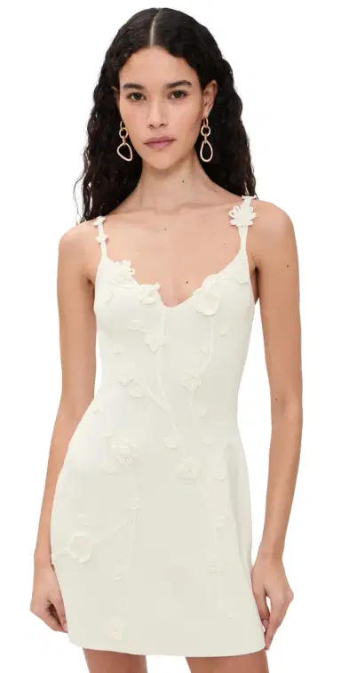 Cult Gaia Flora Knit Dress Off White | Thumbnail 1 Cult Gaia Flora Knit Dress Off White | Thumbnail 1