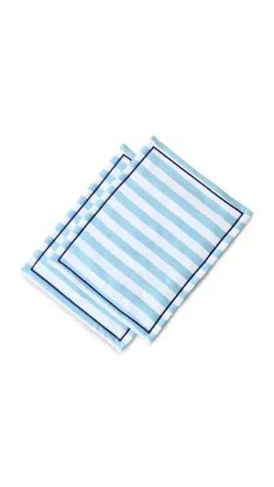 La DoubleJ Placemat Set of 2 Blue One Size | Thumbnail 5