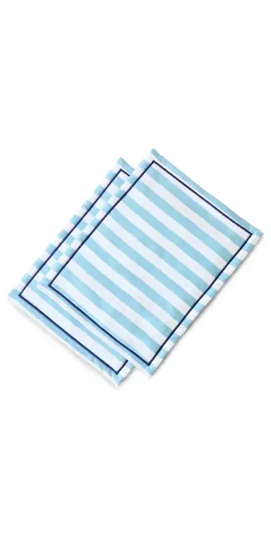 La DoubleJ Placemat Set of 2 Blue One Size | Thumbnail 1