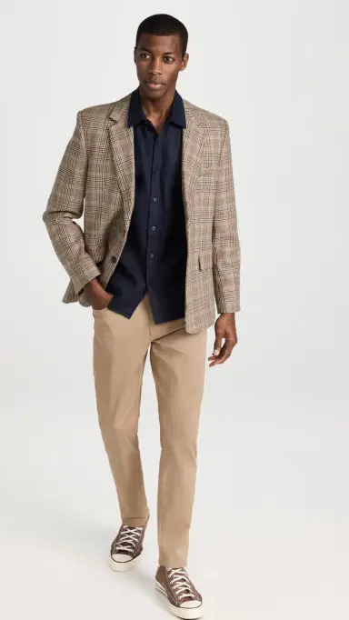 Vince Linen Short Sleeve Shirt Coastal | Thumbnail 5 Vince Linen Short Sleeve Shirt Coastal | Thumbnail 5