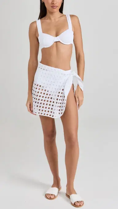 Solid & Striped The Lilo Bikini Bottoms Marshmallow | Thumbnail 4