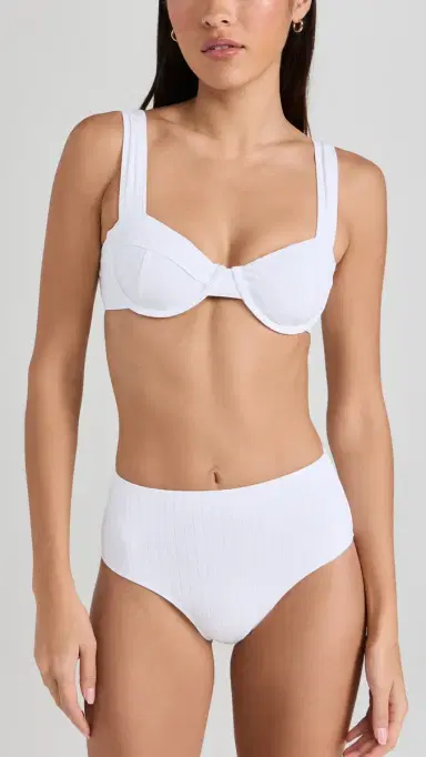 Solid & Striped The Lilo Bikini Bottoms Marshmallow | Thumbnail 5