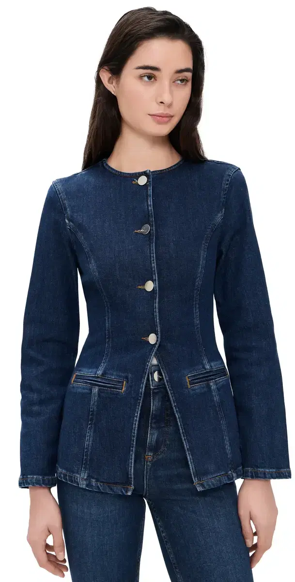 ALIGNE Daphne Denim Blazer Ocean Blue