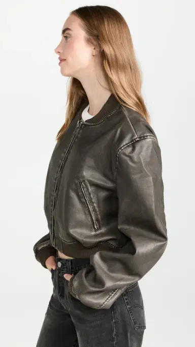 LIONESS Allure Bomber Charcoal S | Thumbnail 4