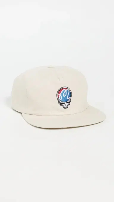 Malbon x Grateful Dead Stealie Snapback Cap Rainy Day One Size | Thumbnail 2 Malbon x Grateful Dead Stealie Snapback Cap Rainy Day One Size | Thumbnail 2