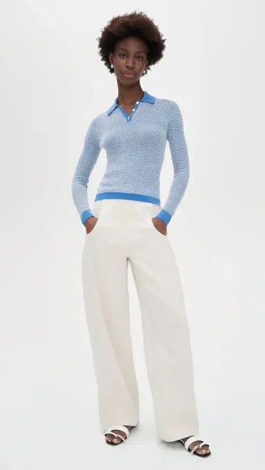 Guest in Residence Pique Cashmere Polo ail Combo | Thumbnail 5