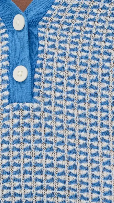 Guest in Residence Pique Cashmere Polo ail Combo | Thumbnail 6
