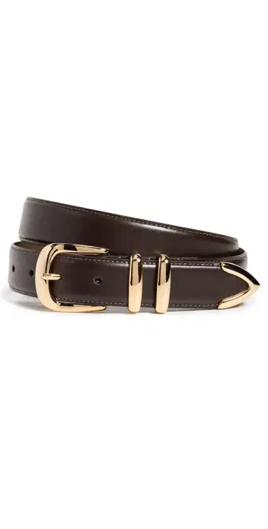 Favorite Daughter The Jordan Belt Dk. Brown/Gold | Thumbnail 1