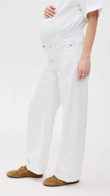 Joe's Jeans The Ryan Maternity Jeans White 34 | Thumbnail 4