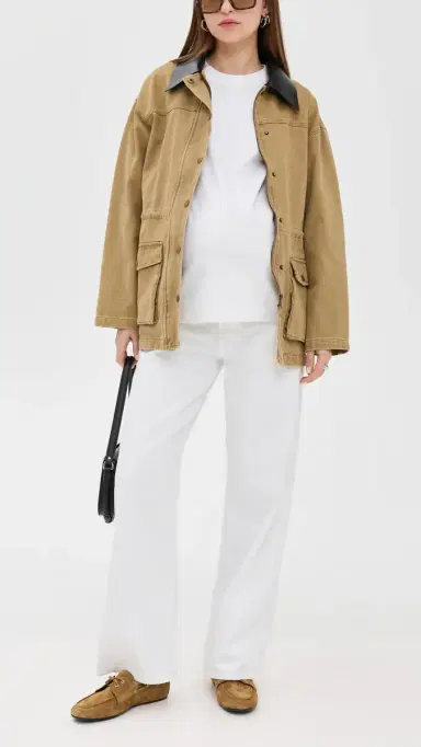 Joe's Jeans The Ryan Maternity Jeans White 34 | Thumbnail 5