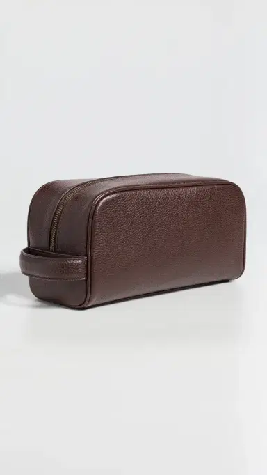 Polo Ralph Lauren Pebbled Leather Toiletry Bag | Thumbnail 3 Polo Ralph Lauren Pebbled Leather Toiletry Bag | Thumbnail 3