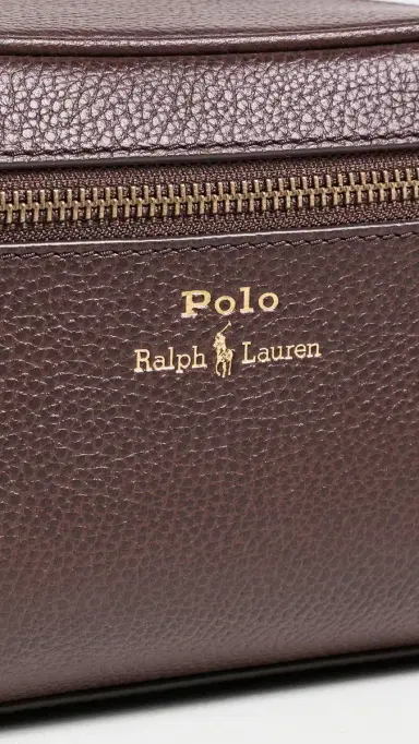 Polo Ralph Lauren Pebbled Leather Toiletry Bag | Thumbnail 5 Polo Ralph Lauren Pebbled Leather Toiletry Bag | Thumbnail 5