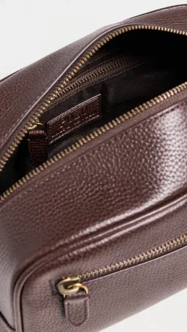 Polo Ralph Lauren Pebbled Leather Toiletry Bag | Thumbnail 6 Polo Ralph Lauren Pebbled Leather Toiletry Bag | Thumbnail 6