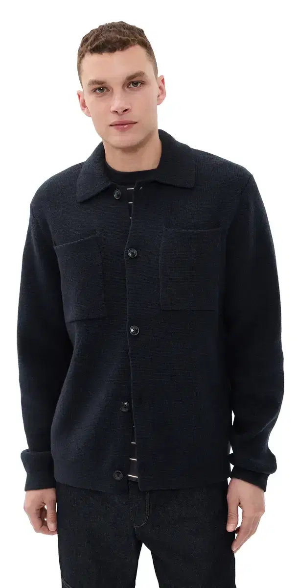 Fischer ilano Knit Overshirt Dark Navy