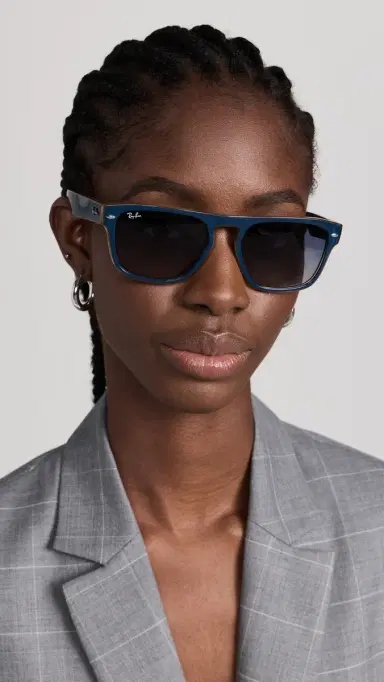 Ray-Ban 0RB4407 Square Sunglasses Blue Gradient/Blue One Size | Thumbnail 3 Ray-Ban 0RB4407 Square Sunglasses Blue Gradient/Blue One Size | Thumbnail 3
