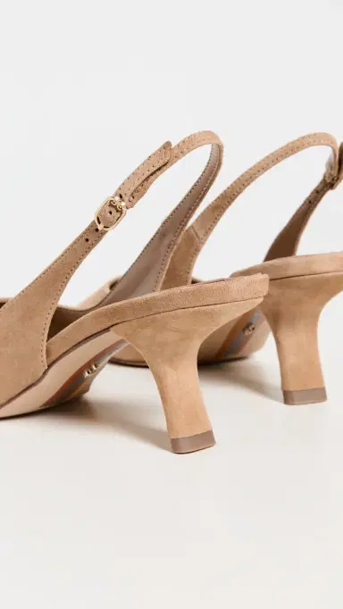 Sam Edelman Bianka Slingback Heels Cyprus Tan Suede 5 | Thumbnail 4 Sam Edelman Bianka Slingback Heels Cyprus Tan Suede 5 | Thumbnail 4