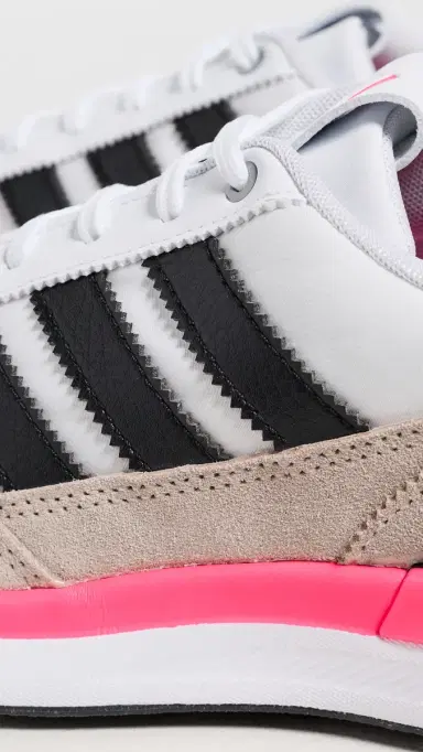 Adidas Golf S2G 26 Textile Spikeless Golf Shoes Ftwr White/Black/Lucid Pink 7 | Thumbnail 6