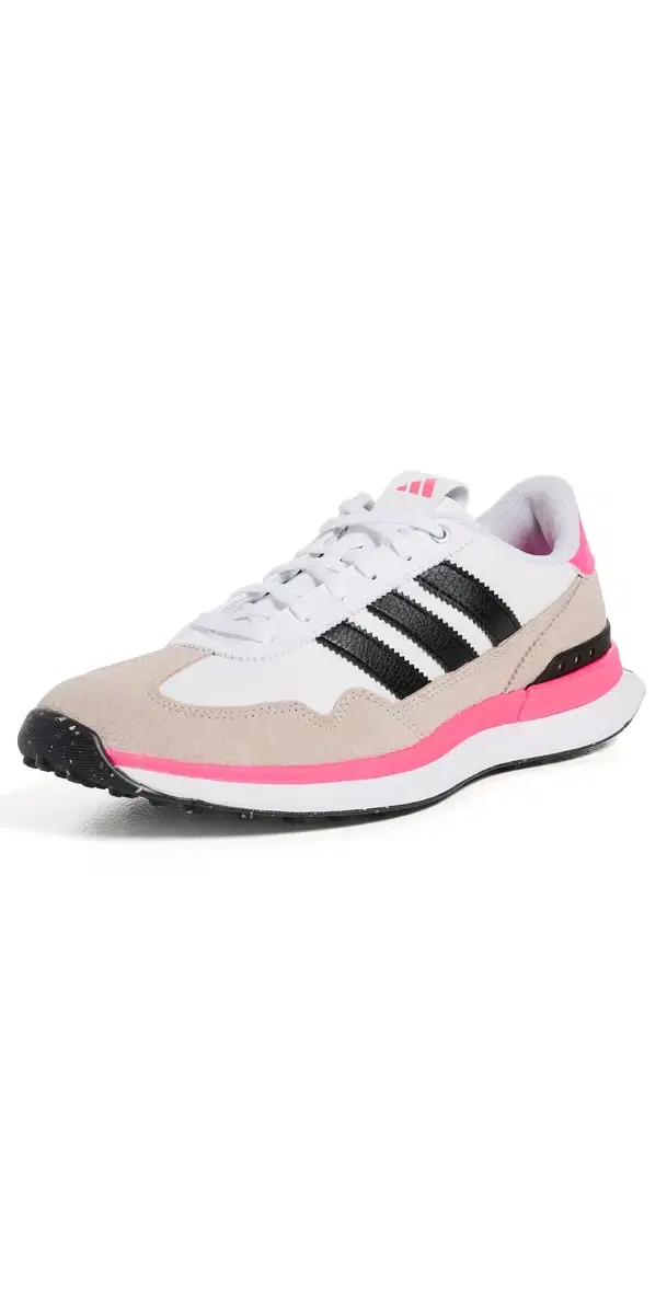 Adidas Golf S2G 2 Textile Spikeless Golf Shoes Ftwr White/Black/Lucid Pink