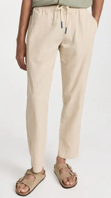 OAS Linen Pants Beige M | Thumbnail 2 OAS Linen Pants Beige M | Thumbnail 2