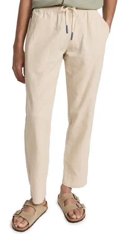 OAS Linen Pants Beige M | Thumbnail 1 OAS Linen Pants Beige M | Thumbnail 1