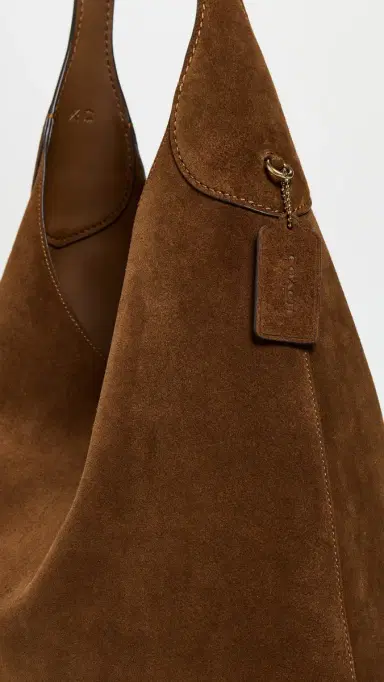 Coach Suede Brooklyn Shoulder Bag 39 B4/Warm Brown One Size | Thumbnail 5 Coach Suede Brooklyn Shoulder Bag 39 B4/Warm Brown One Size | Thumbnail 5