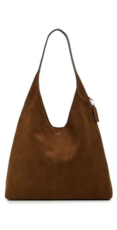 Coach Suede Brooklyn Shoulder Bag 39 B4/Warm Brown One Size | Thumbnail 1 Coach Suede Brooklyn Shoulder Bag 39 B4/Warm Brown One Size | Thumbnail 1