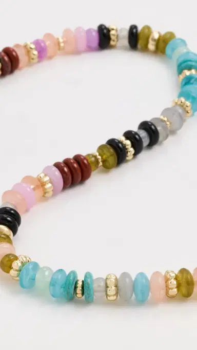 BaubleBar Mariel Semi-Precious Necklace Multi One Size | Thumbnail 4