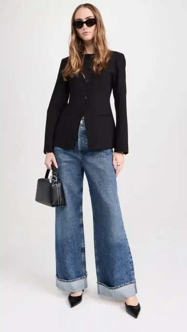 Aligne Daphne Long Waisted Blazer Black 4 | Thumbnail 5 Aligne Daphne Long Waisted Blazer Black 4 | Thumbnail 5