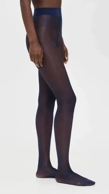 Wolford Satin Touch 20 Tights Navy | Thumbnail 2