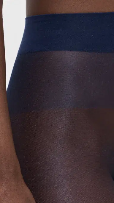 Wolford Satin Touch 20 Tights Navy | Thumbnail 3