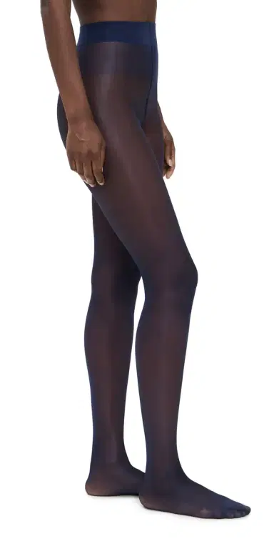 Wolford Satin Touch 20 Tights Navy | Thumbnail 1