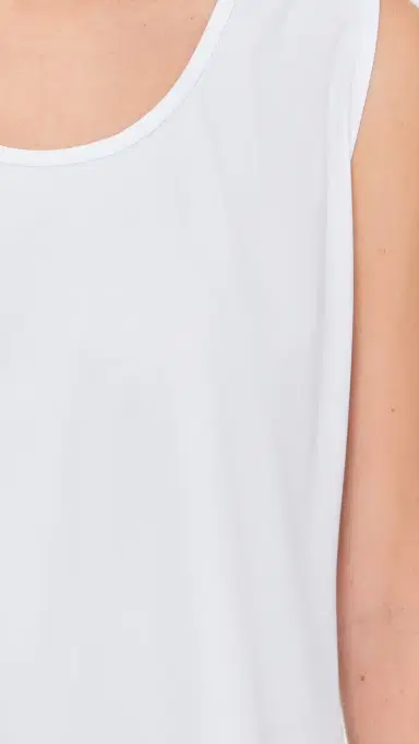 Eugenia Kim LOVE Venus Ruched Back Top Optic White | Thumbnail 6