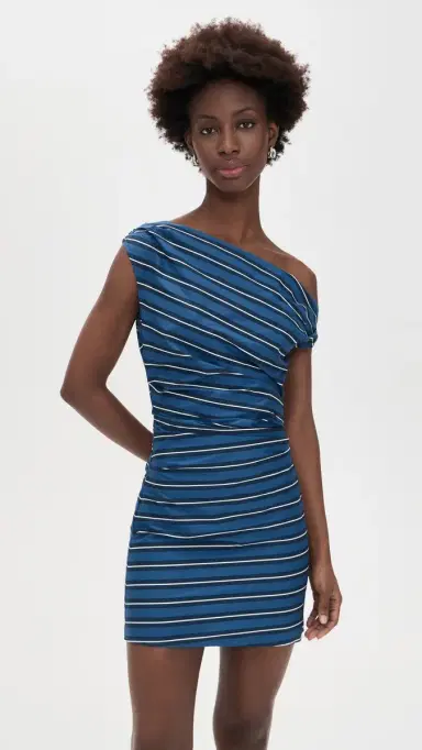Staud Phare Mini Dress Echo Stripe 0 | Thumbnail 2