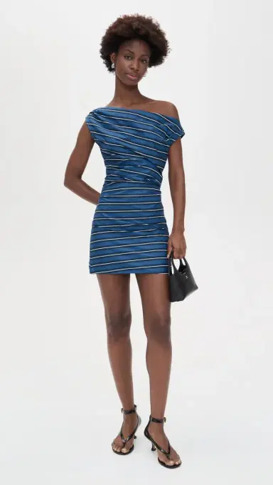 Staud Phare Mini Dress Echo Stripe 0 | Thumbnail 5