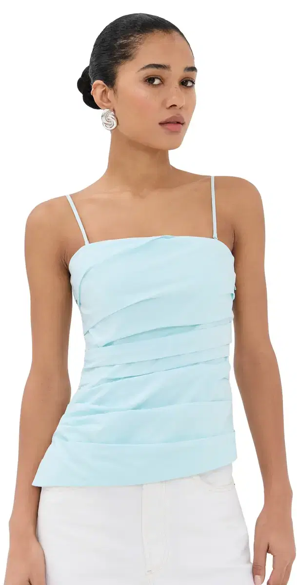 Emerson Ruched Bustier Sky