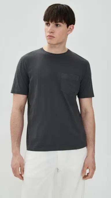 Billy Reid Washed Tee Black M | Thumbnail 2