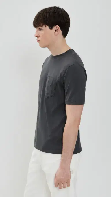 Billy Reid Washed Tee Black M | Thumbnail 4